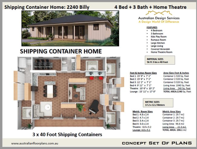 container home 3 bedroom